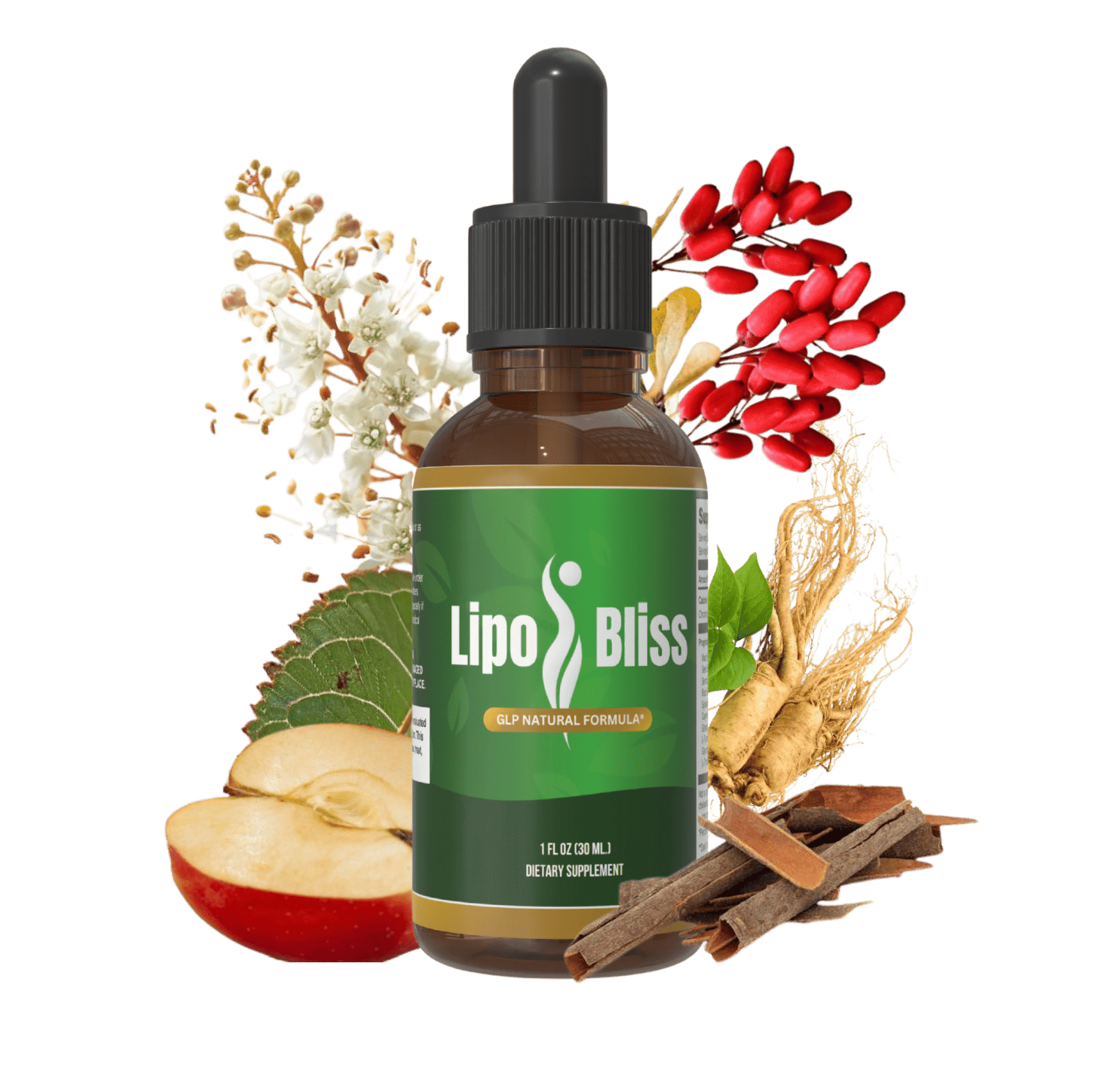 LipoBliss Natural Weight Loss Supplement Bottle